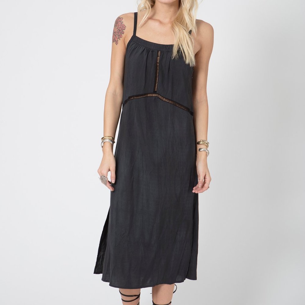 Stillwater Black Dress- Adjustable straps